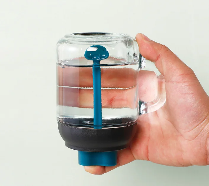 450ml customize cooking glass quantitative salt shaker seasoning storage packaging bottle With spoon