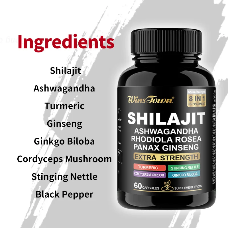 Таблетка shilajit winstown от производителя по индивидуальному заказу SHILAJIT Ashwagandha таблетки rhodiola rosea panax женьшень шиладжит капсулы