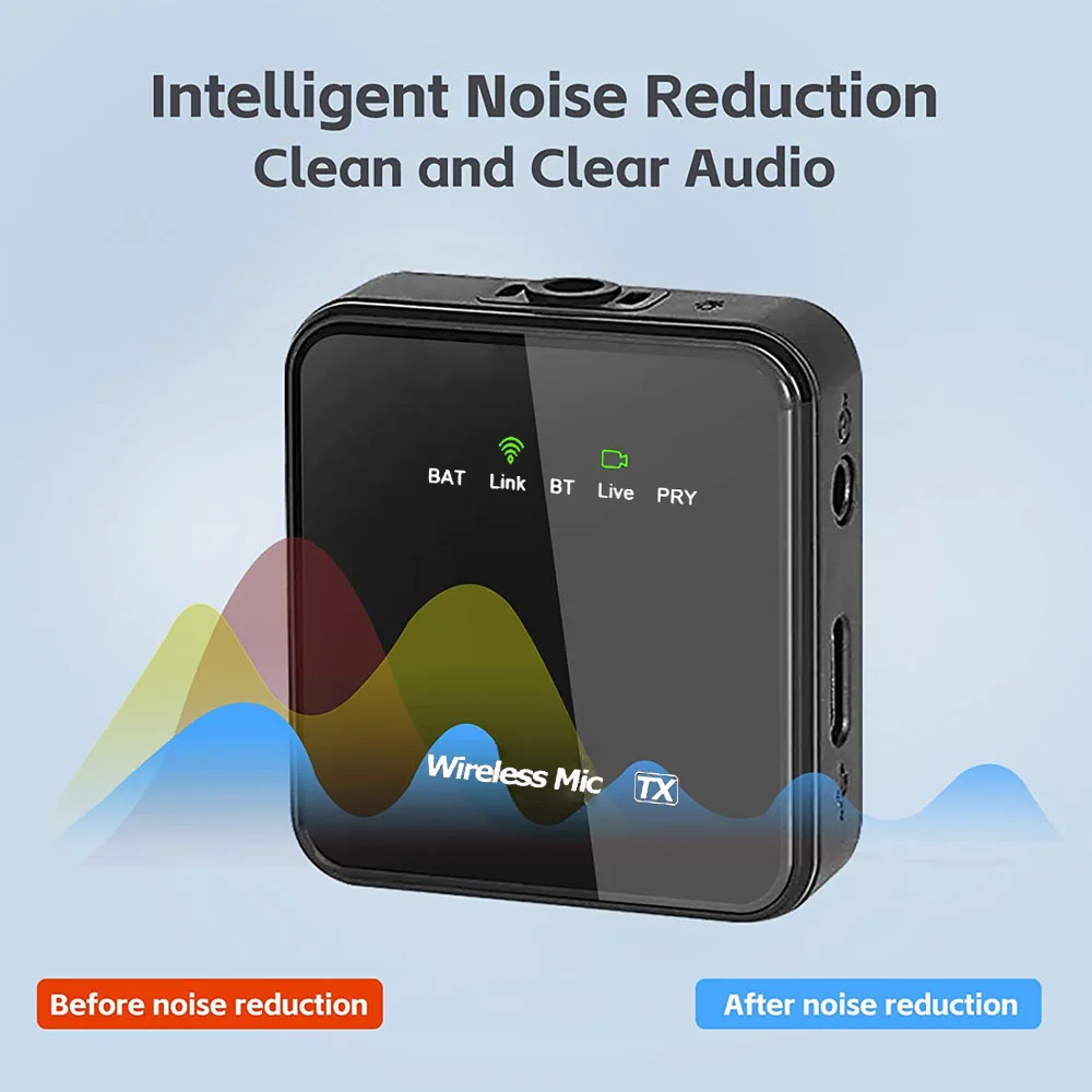 1-2 Rode Wireless Microphone Collar Lapel Mic for Mobile Phone PC Cameras