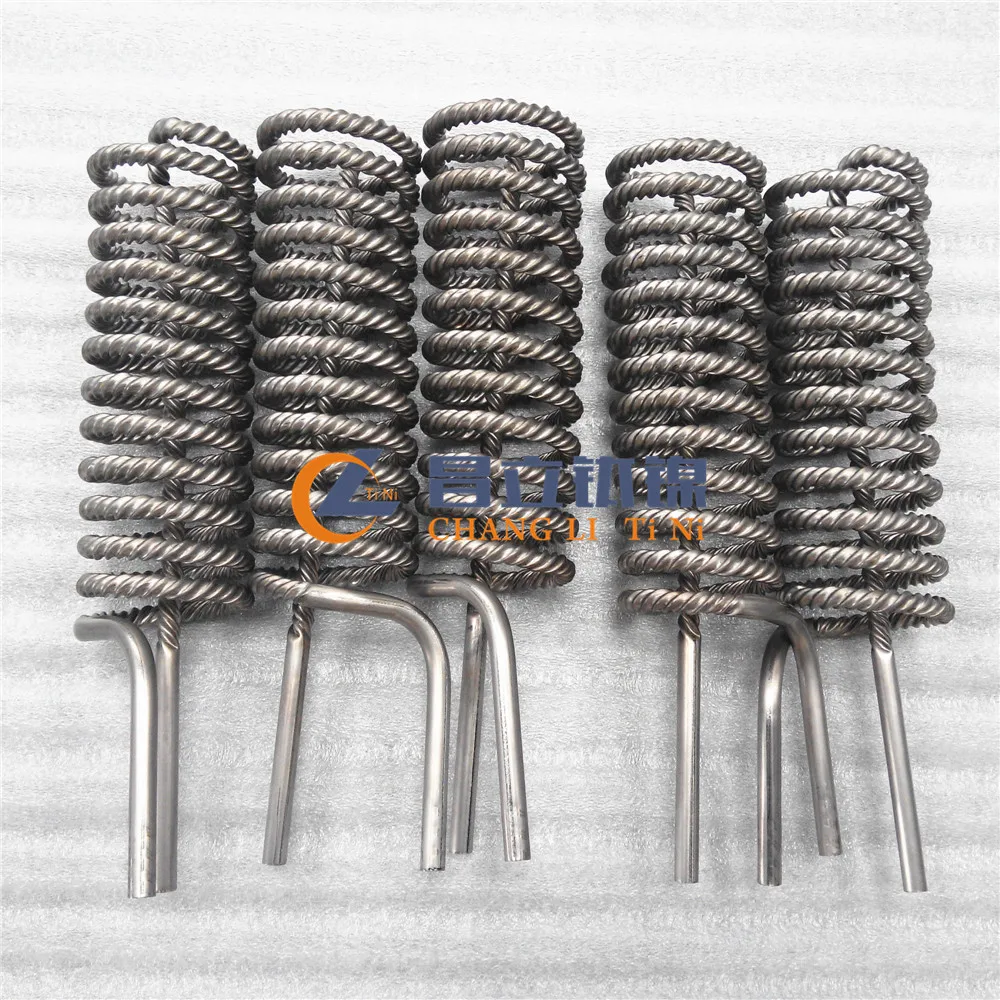 gr1 titanium spiral coil tube