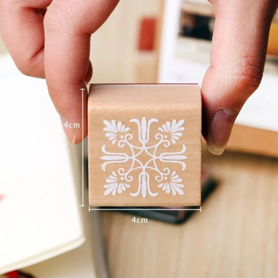 Wooden Stamp Rubber Craft Stamp for Card Making and Diy Craft
