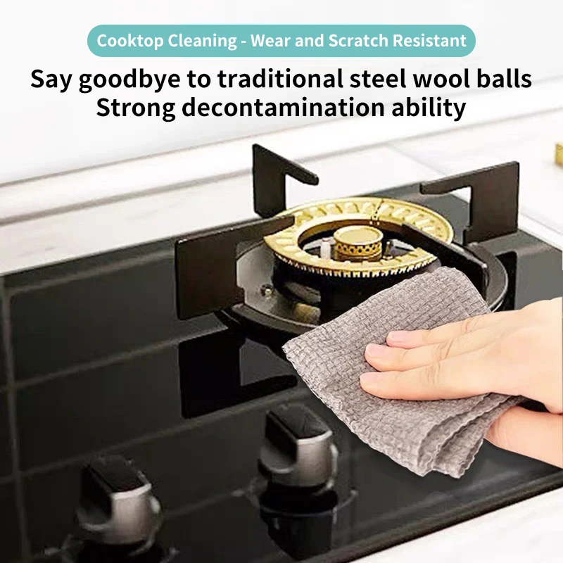 Eco-friendly non-woven kitchen Cleaning Towel Reusable Cleaning Cloth lazy rag