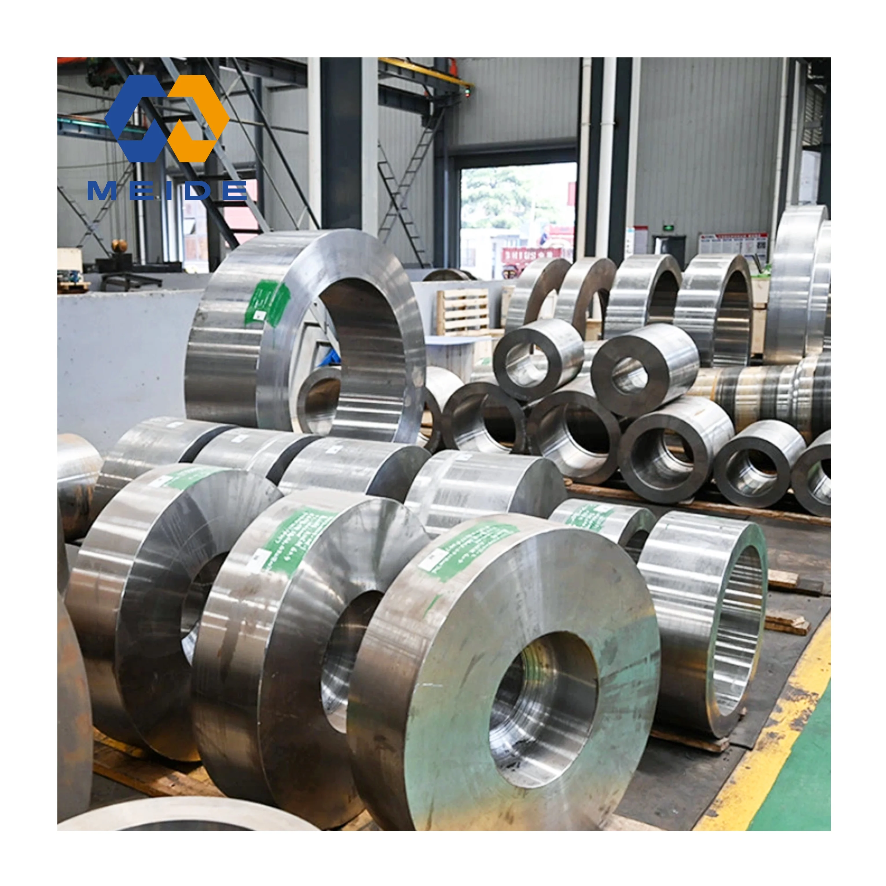 Customized Large Diameter Carbon Steel 1025 1040 Roller Rind Forging Stainless Steel 321 314 Seamless Rolled Forged Ring