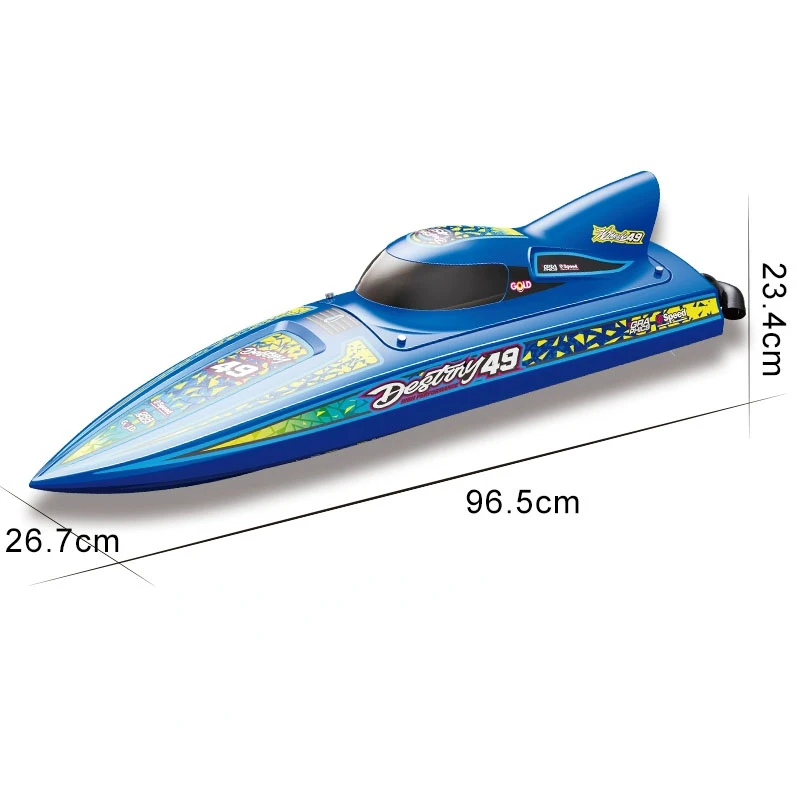 RC Large Turbojet Jet 60km/h SJY-TX949 2.4G Remote Control High Speed Boat Kids Ship Model Brushless Motor Summer Toy Water Game