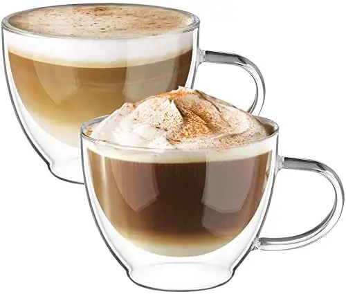 Espresso Latte Cappuccino Thermo Glassware Coffee Mug Double Wall Glass Cups Mugs