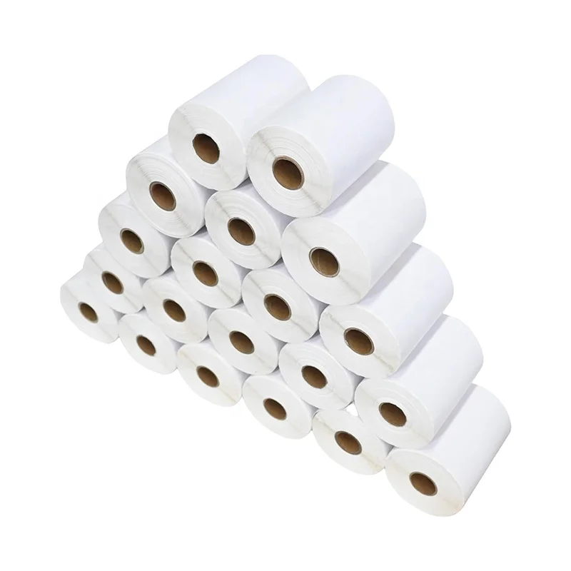Source Factory Price 100x150mm Thermal Shipping Packaging Labels Wholesale 4x6 A6 Waterproof Blank Waybill Sticker Roll