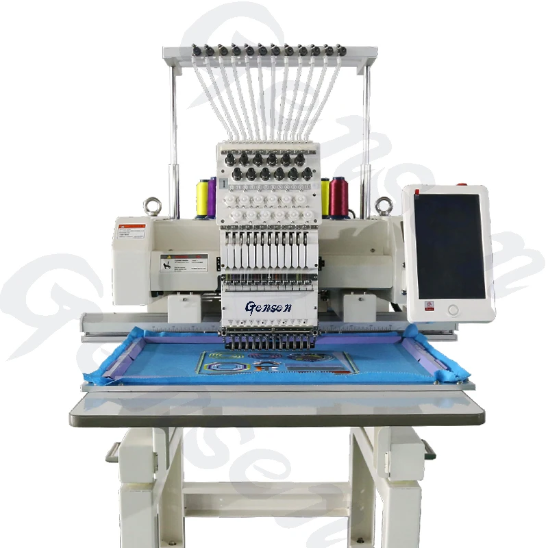 Professional Digital One Head Embroidery Machines Hats Garments Machine Computerized 1 Domestic Towel Embroider