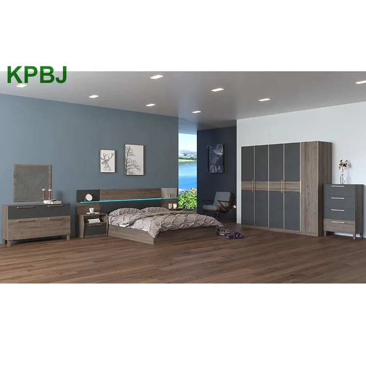 Индивидуальные комплекты мебели для дома, современные наборы мебели для спальни из МДФ и меламина