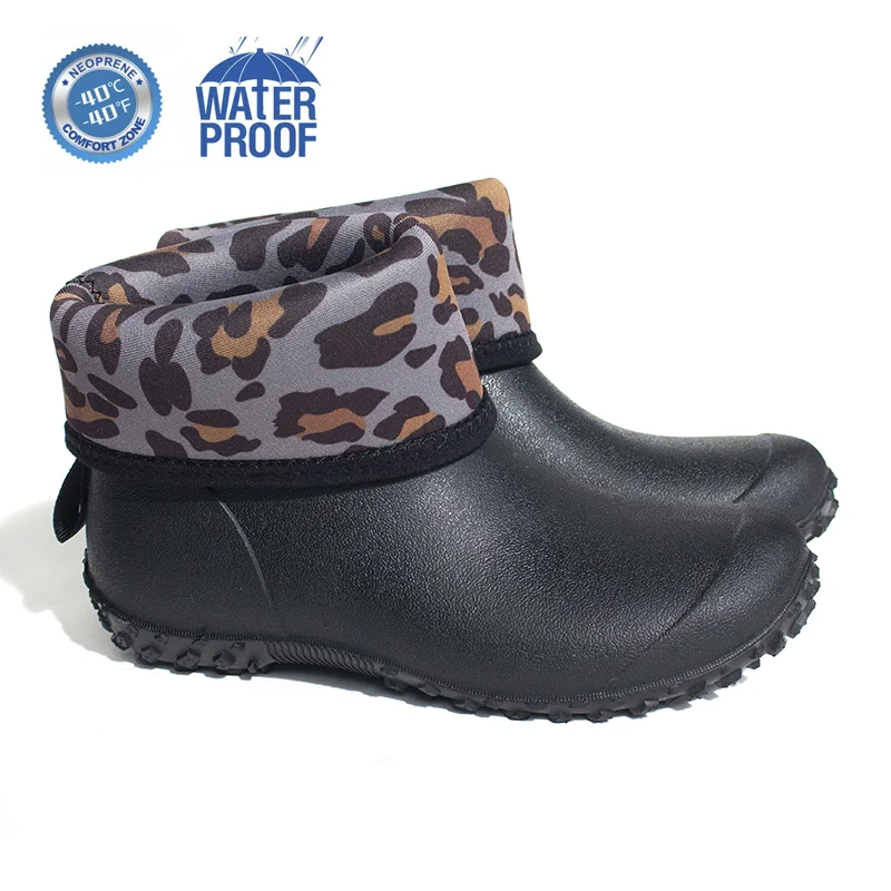 
Резиновые неопреновые сапоги для женщин, водонепроницаемые прочные неопреновые сапоги 6 мм для охоты и занятий на открытом воздухе в арктическом стиле 
