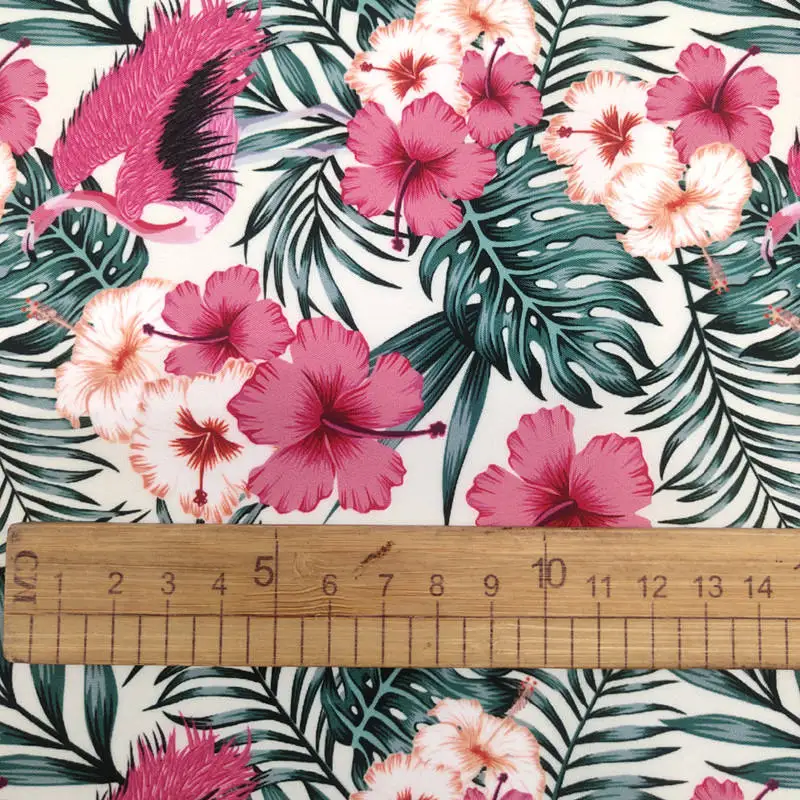 100% Cotton Prints Poplin Woven Beauty Roses Floral Printed Fabric For Baby Girls Dress Skirts Home Textile Fabric