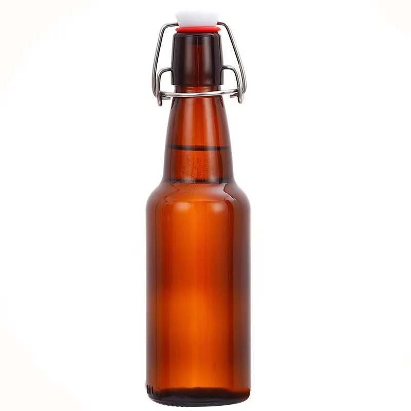 Factory Wholesale 330ml 500ml 750ml 1000ml Swing Top Beer Bottle with Easy Wire Swing Cap