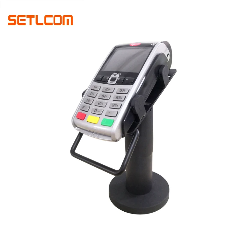  SETLCOM new pattern black swive pos stand metal universal terminal store credit card machine