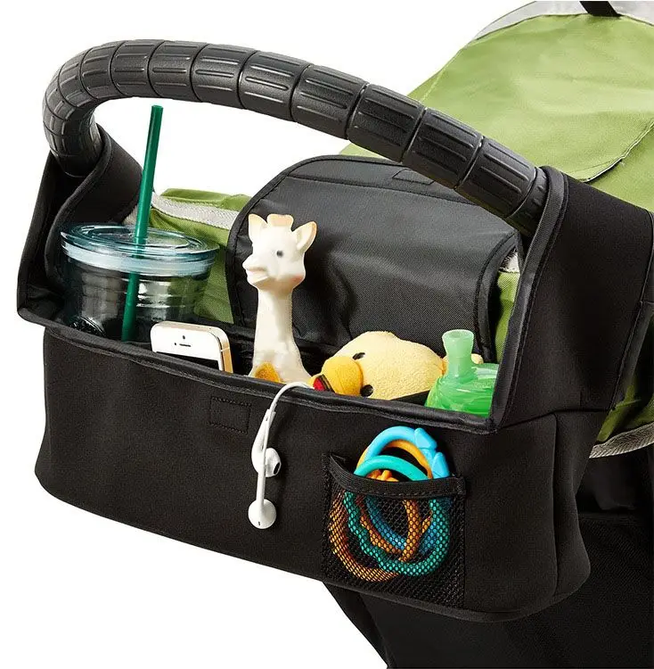 Best Seller Baby Stroller Organizer diaper Storage Bag Milk Bottle Insulation Organizer Cup Holder Accessories Baby Stroller Bag