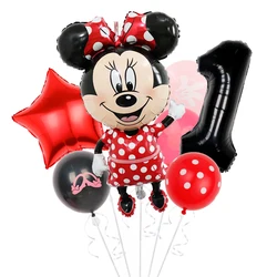 Воздушные шары «Микки Маус», Минни Маус 32 дюйма, фольгированный надувной шар, украшение для детского дня рождения