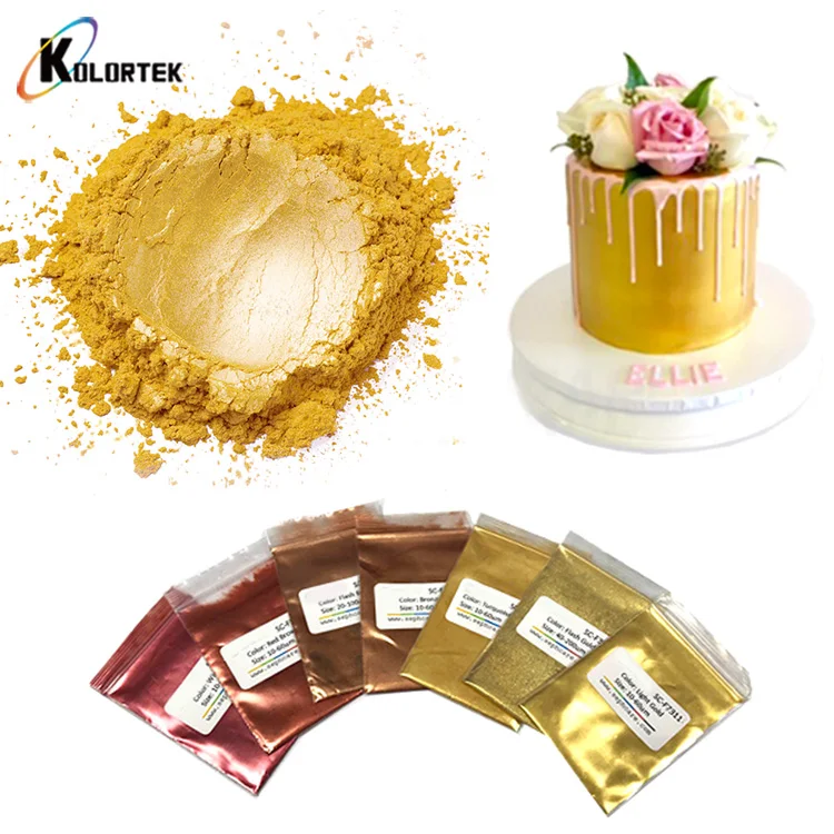 Food Grade Metallic Luster Dust Cake Tools Edible Food Gold Coloring Powder