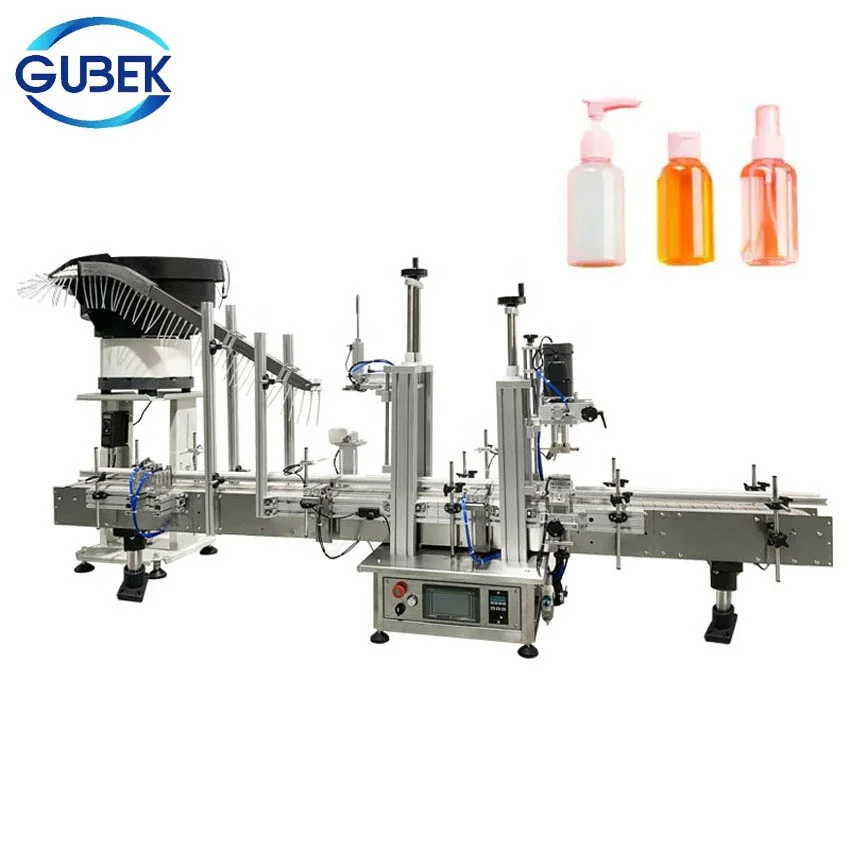 Desktop Glass Bottle Filling Capping Machine Liquid bottling line