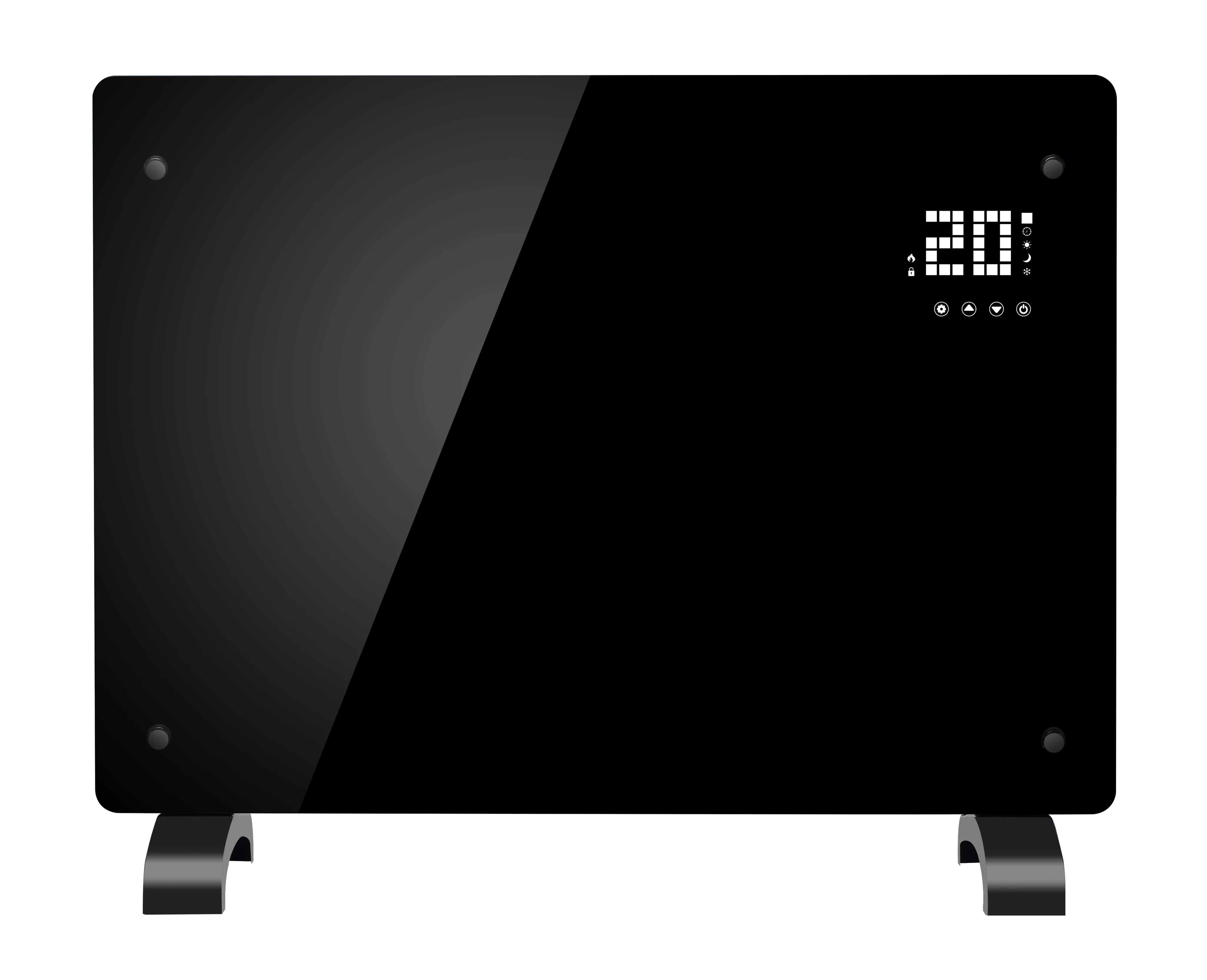 
High quality wall glass and free standing LED glass panel heater new design with remote control 