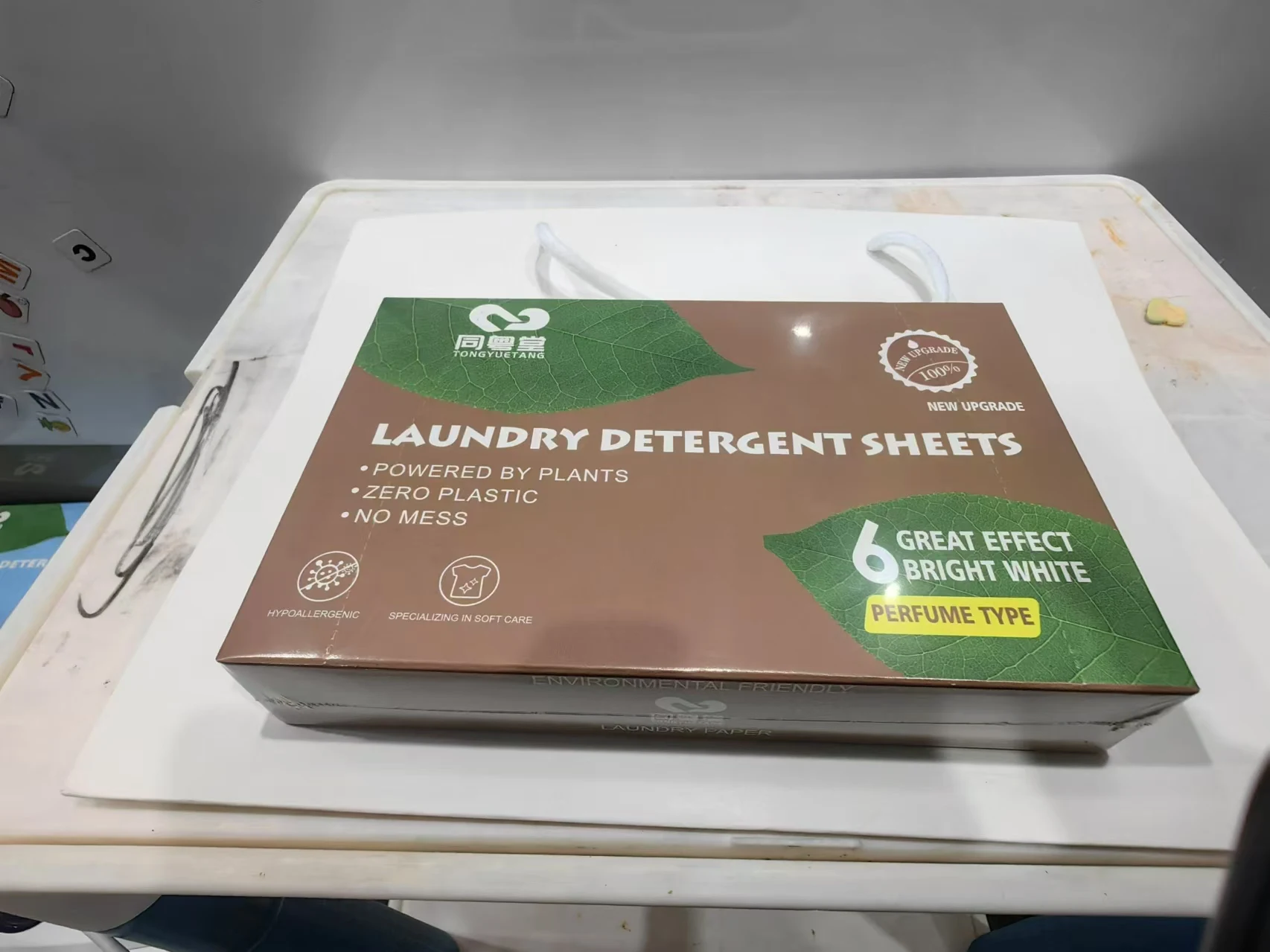 White Clothes Bleach Cleaning Stain Whitening Laundry Bleach Sheets