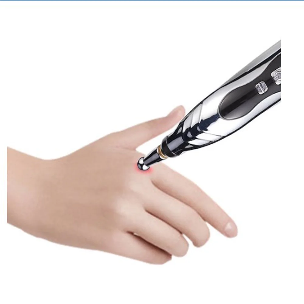 Professional production multi-function physiotherapy Electronic acupuncture and moxibustion pen Massage pen pricking needle