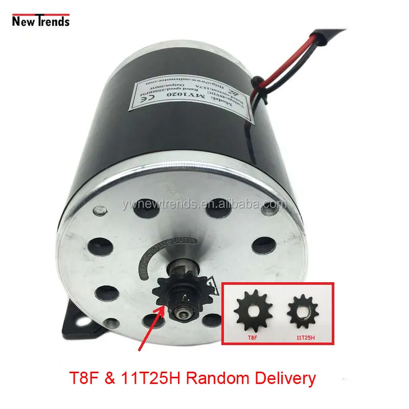 MY1020 750W 36V 48V High Speed Permanent Magnetr Electric Scooter Bicycle SUVS DC Brushed Motor Kit With Controller