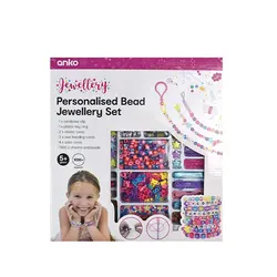 New Style 1000pcs Jewelry Making Craft Beads Kits personalised Bead Jewellery Making Bracelets Necklace Set for Kid Girls
