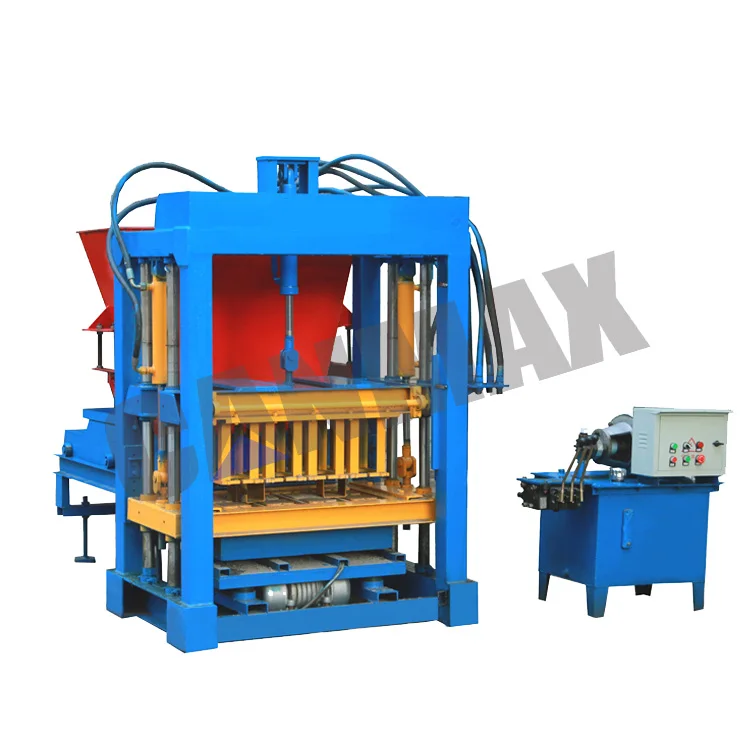 QT4-25 Hydraulic Interlocking Earth Block Hydraulic Press Automatic Senegal Brick Making Machine