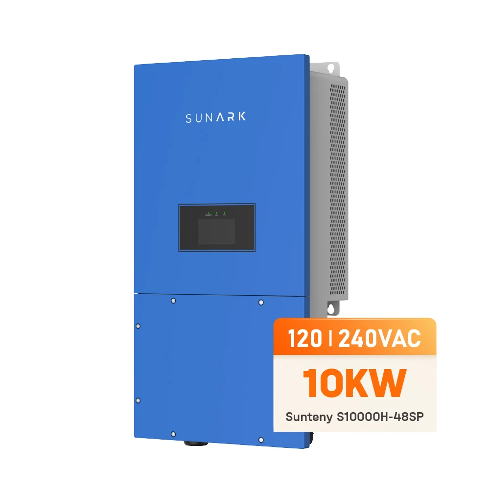 Sunark High Quality Solar Hybrid Inverter 10Kw 120Vac 240Vac Split Phase Power Inverter Price For Home