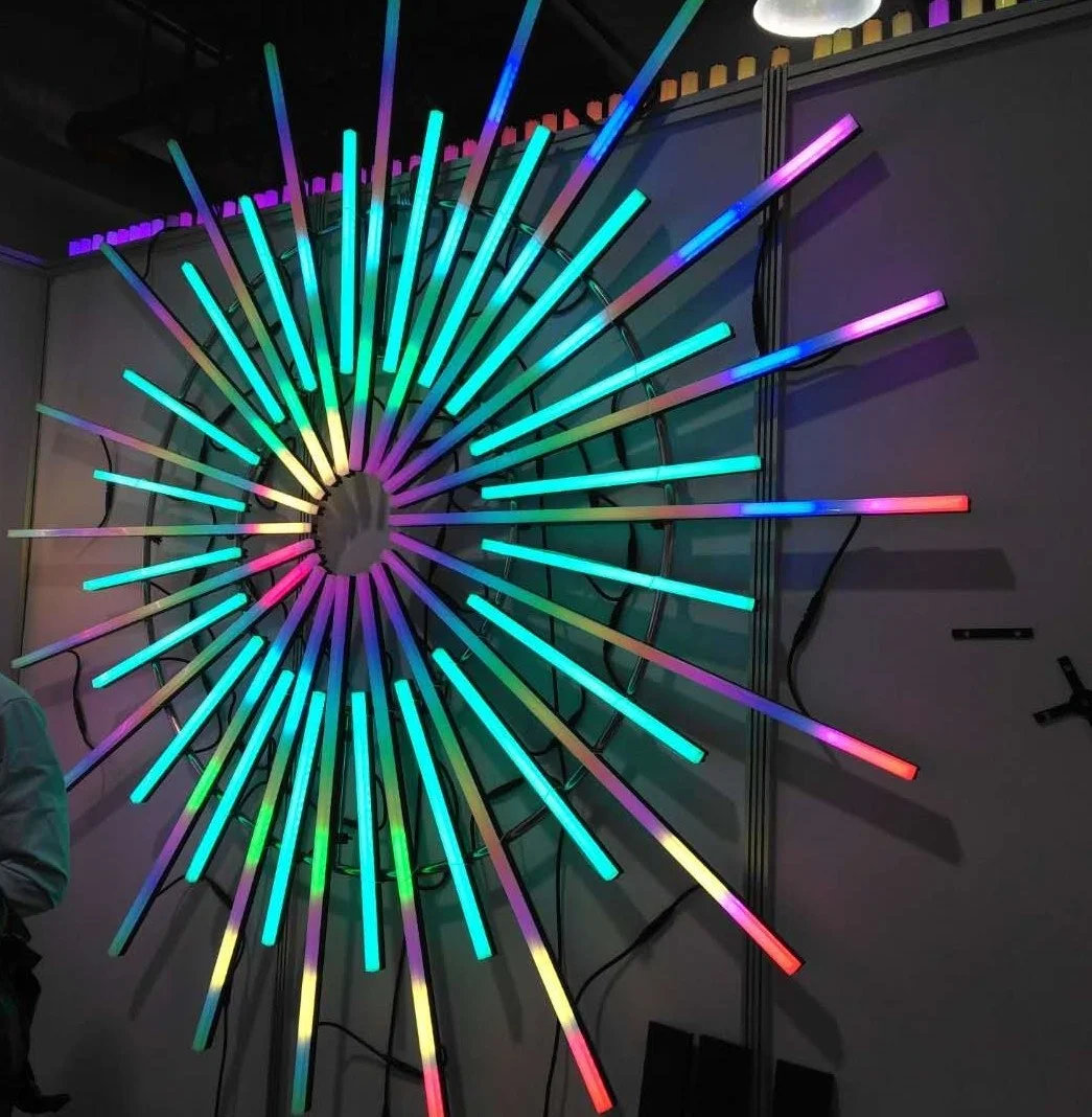 Nightclub DJ Led Video Pixel bar Disco Lighting 5050 RGB Programmable Led Pixel Tube / Led Pixel Stick