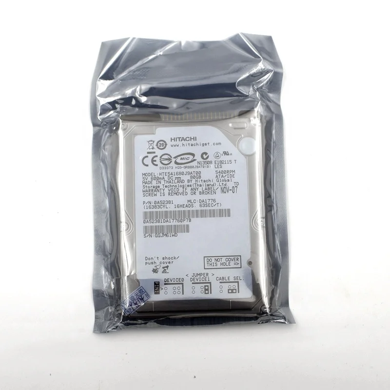  Жесткий диск для ноутбука Hitachi HTS541080G9AT00 80 ГБ IDE 2 5