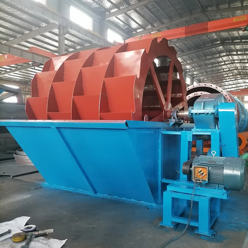 Mineral Wheel Bucket Sand Washing Machine Washer for Gold Mining Gravel Limestone Quartz Silica Production Line