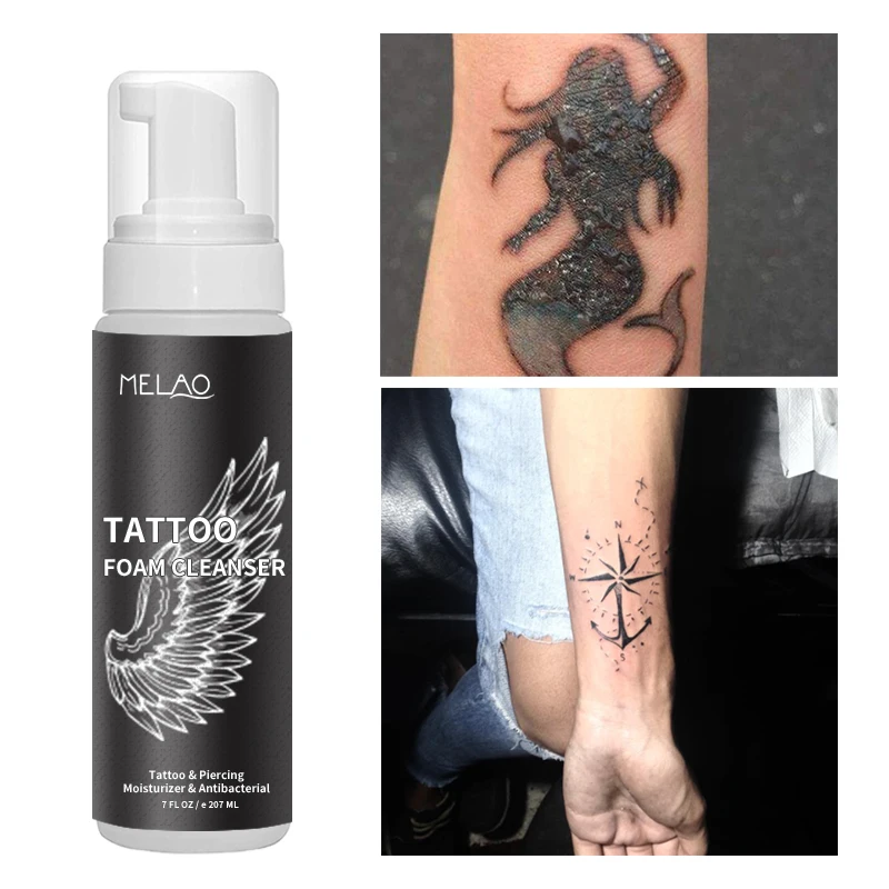 Wholesale Permanent Tattoo Ink Cleanser Dead Skin Removal Deep Cleansing Foaming Soft Spray With Your Logo