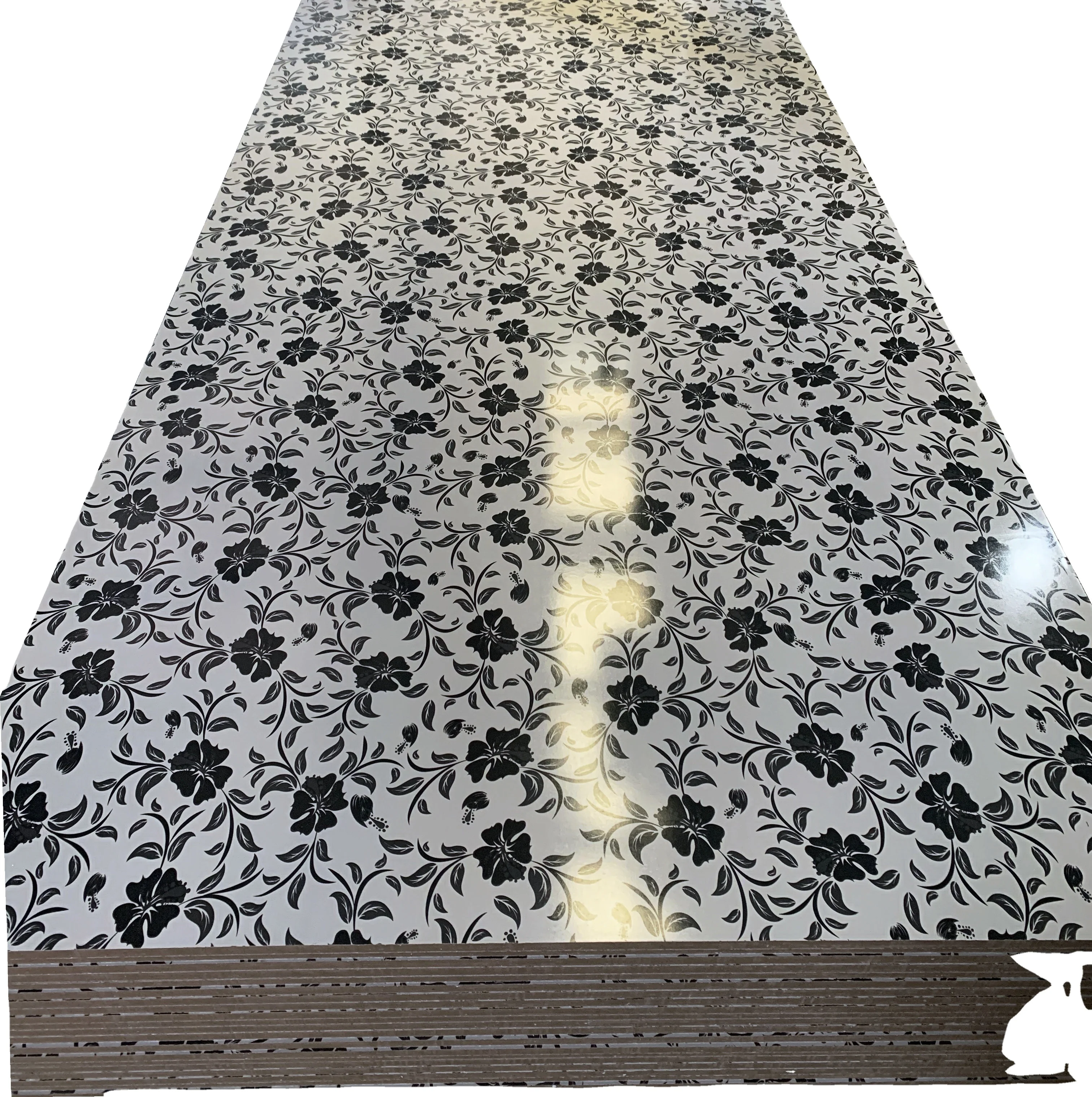 3D texture finish solid color 15/16/17/18mm salt mdf  melamine MDF board