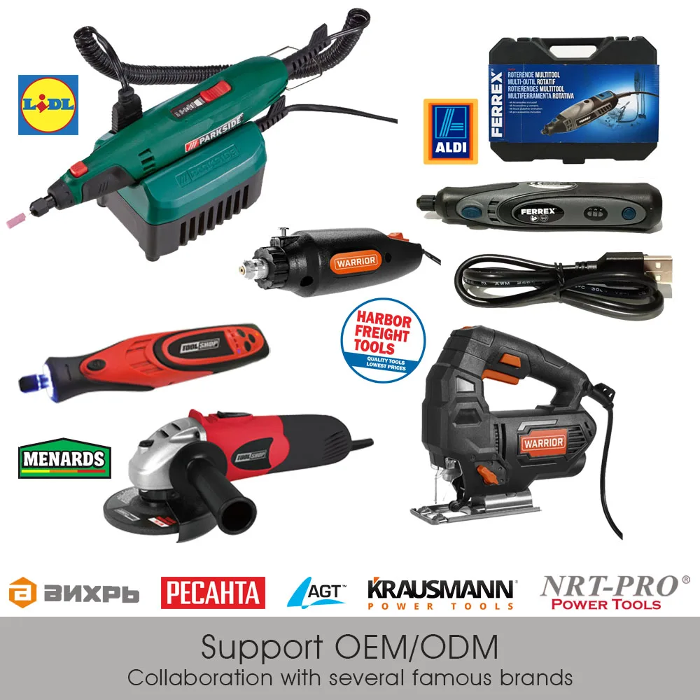 Высокоскоростной вращающийся инструмент Dremel 18V- 0.8A