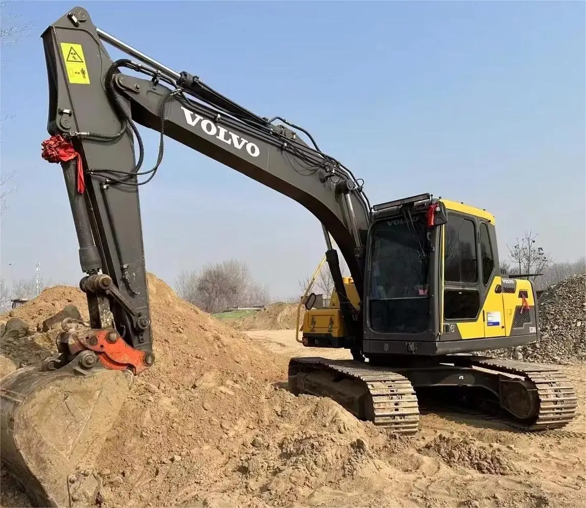 Недорогой и долговечный экскаватор VOLVO 12 тонн EC120 Бюджетный удобный подержанный