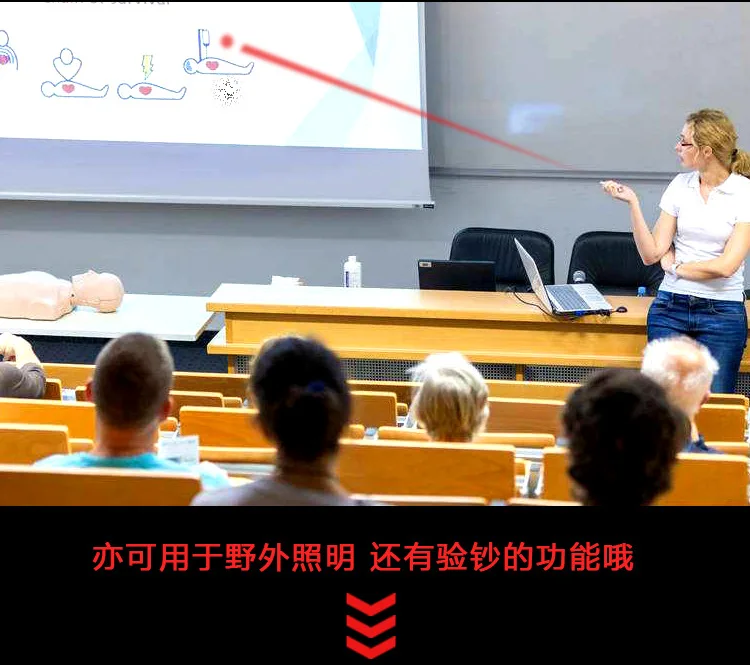 
Wholesale USB Charging Cat Laser Pen 5 Patterns Interactive Laser Cat Toy with LED Flash Light and UV light 