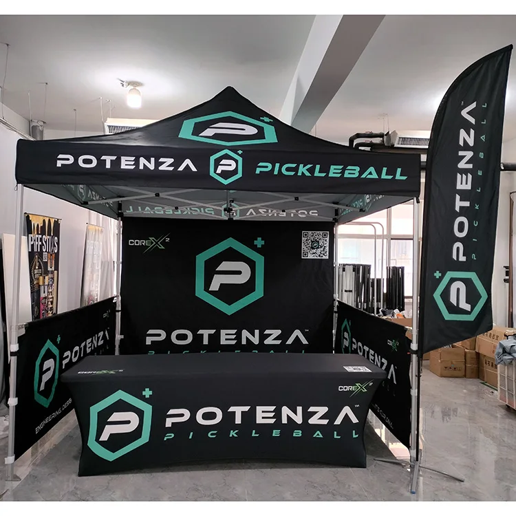 Sunshine Custom print Factory supply pop up canopy gazebo 10x10 ft tent Outdoor business event promotional trade show tent