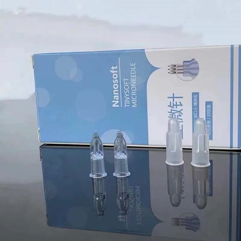 New Nanosoft Microneedles By Fillmed Super Soft Injection To Target The Dermis 3Pin Mesotherapy Needle 0.6mm