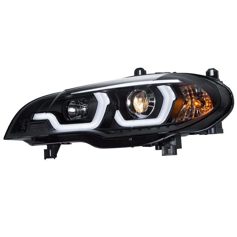 Taiwan factory high quality for BMW X5 x5 E70 2007-2011 LHD car front headlight