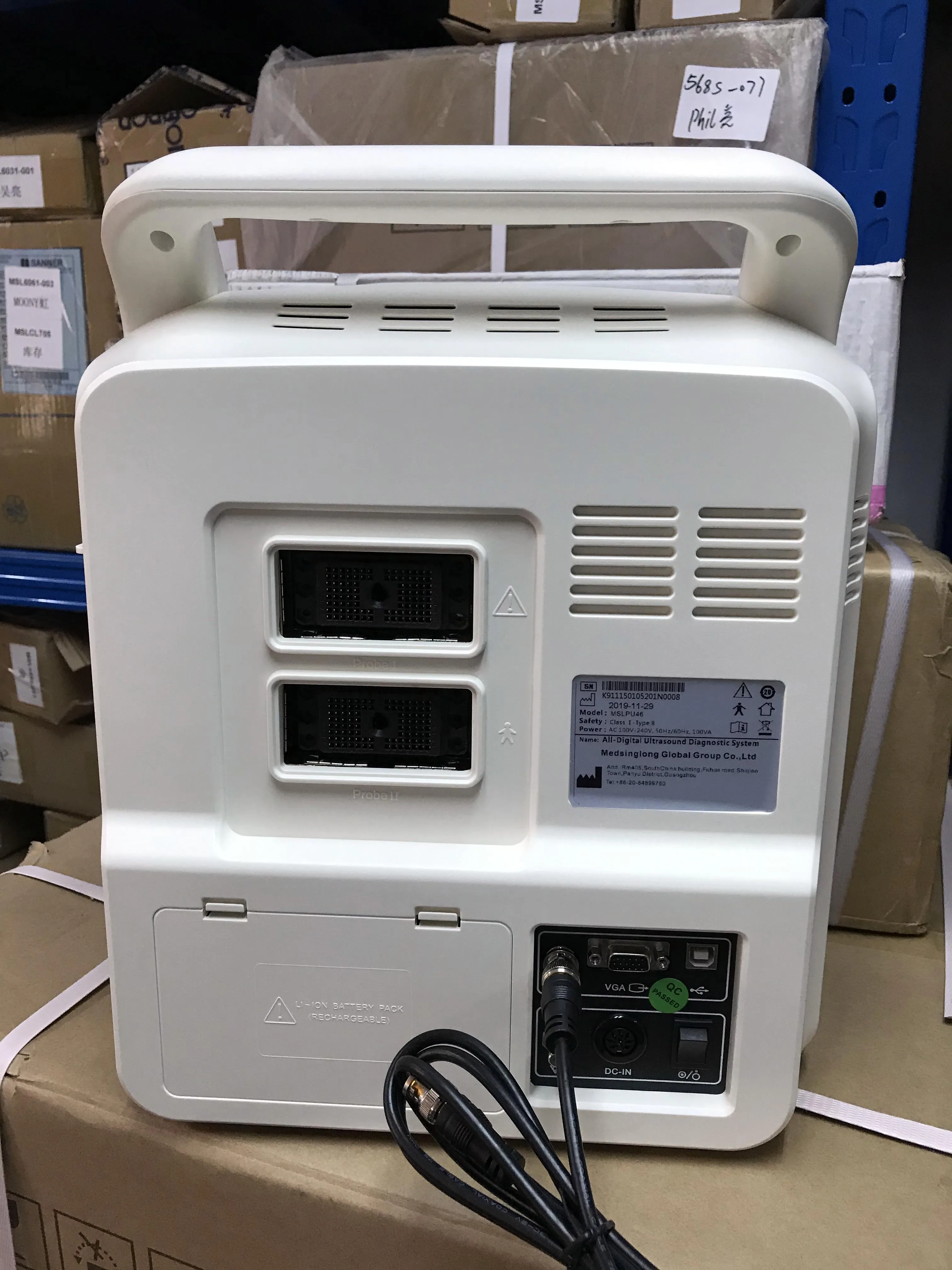 Best price human  medical portable diagnostic digital black and white ultrasound machine