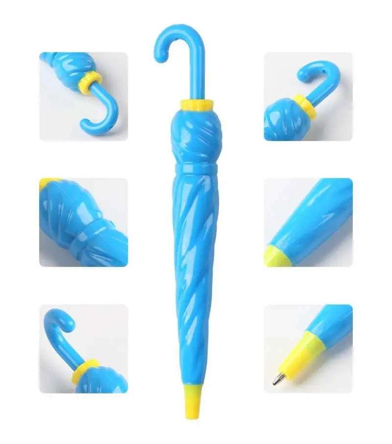 Cheap customized wholesale promotional cute fancy umbrella ballpoint pen stationary ball point pen