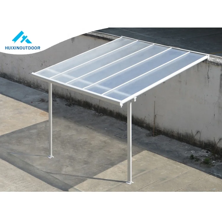 Sunsetter Deck Outdoor Aluminium Poly Balcony Polycarbonate Aluminum Frame Kit Awning Retractable Canopy Patio Cover
