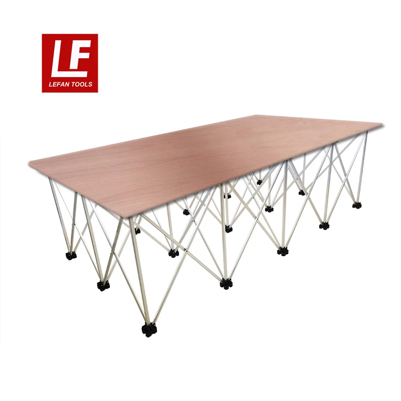 Big Size Folding Work Table Stand with 15 Support Legs