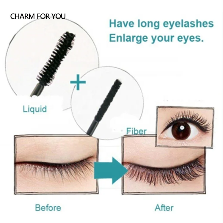 Тушь для ресниц с шелковым волокном DDK Magic 4D Удлиняющая от частного