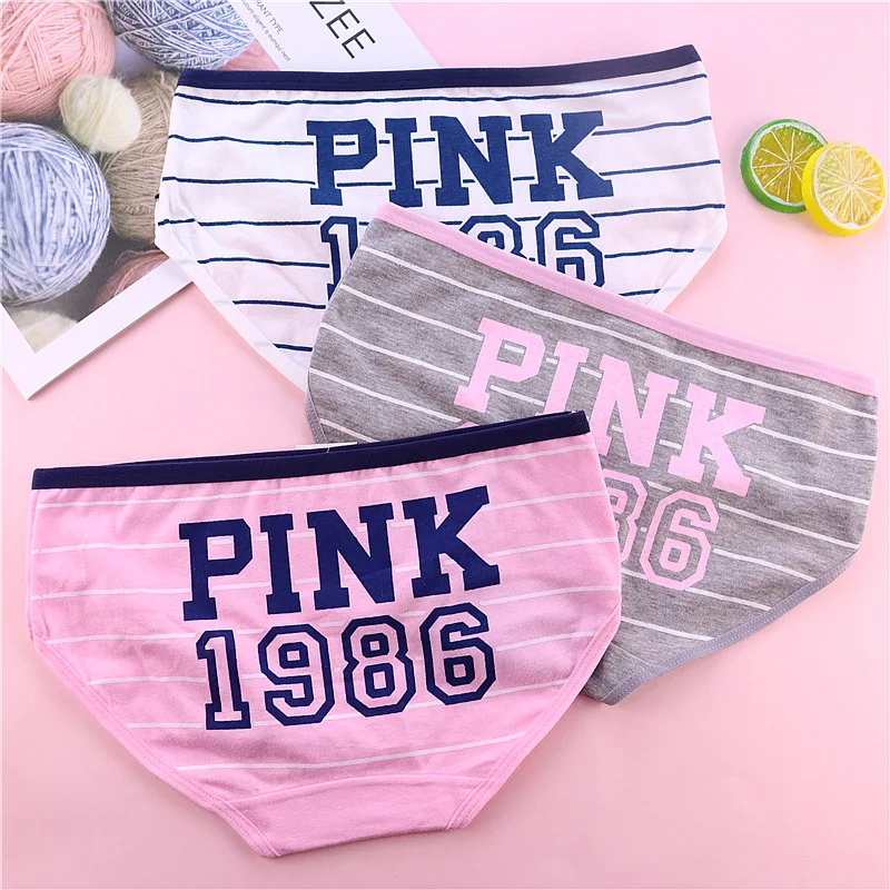 2022 Taoxi Ladies all cotton comfortable panties underwear monogram printing sports underwear wholesale panteis