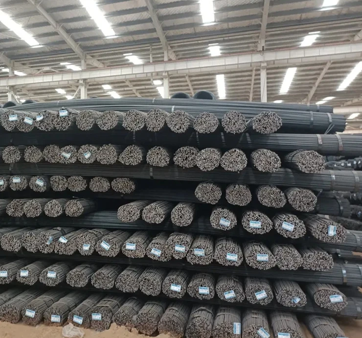 BS4449 Standard B500B Deformed Round Steel Bars with 8mm Sizes 6 - 12m length rebar for reinforcing concrete iron