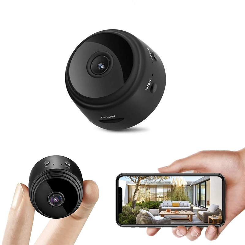 Hd 1080p беспроводная мини Wi-Fi Скрытая видео система мониторинга A9 сетевая камера