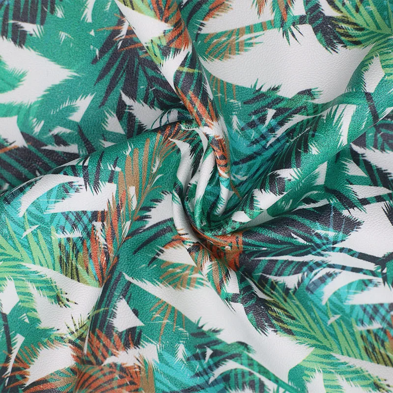 Best Price Custom Printed Faux Leather Fabric Vinyl Fabric