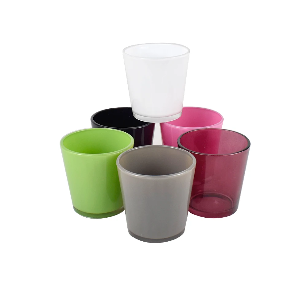 Высокое качество фабричного производства цветной стеклянный подсвечник