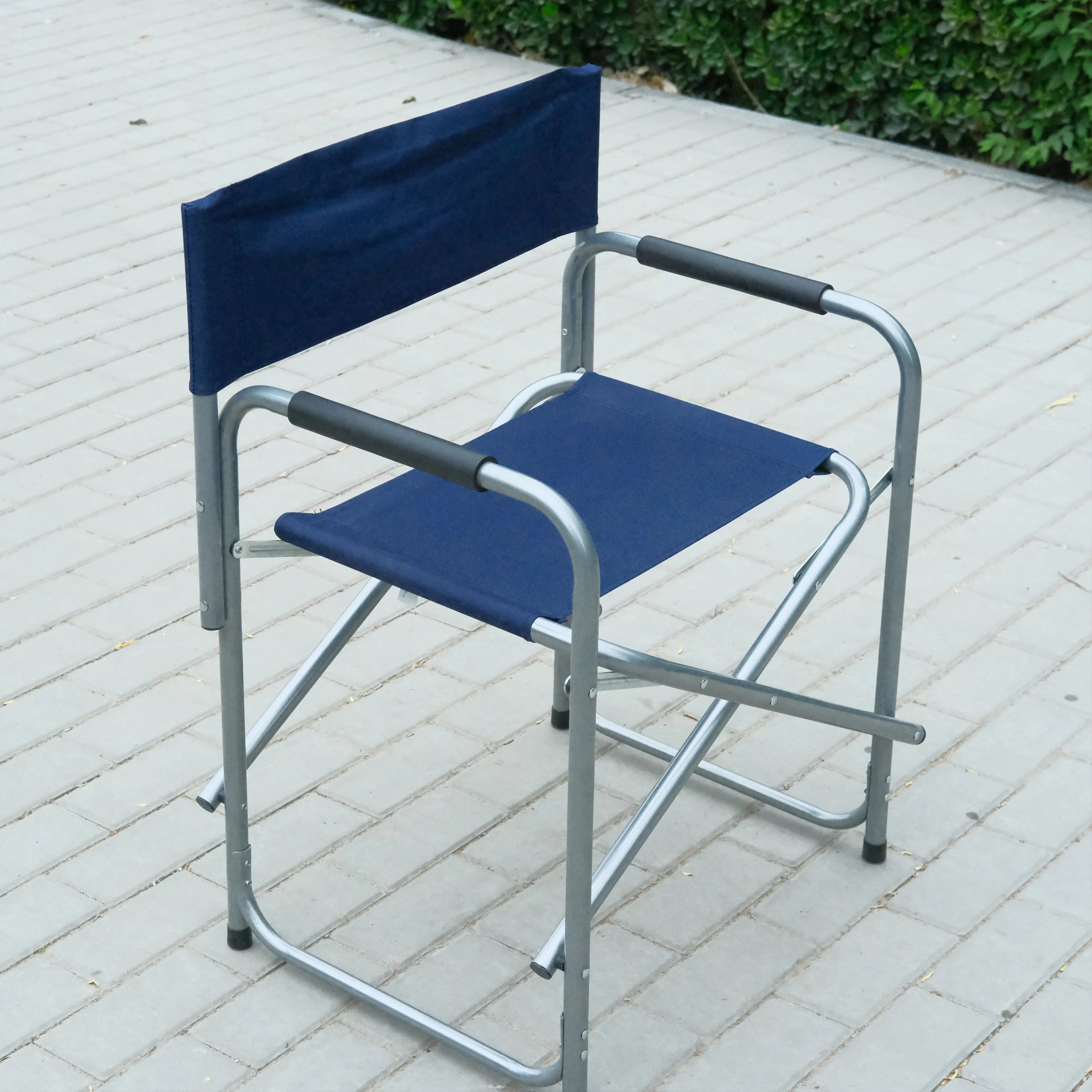 Director Chair Portable Makeup Artist Chair Modern Design Heavy Duty Folding with Lightweight Frame for Home Metal Garden Chair