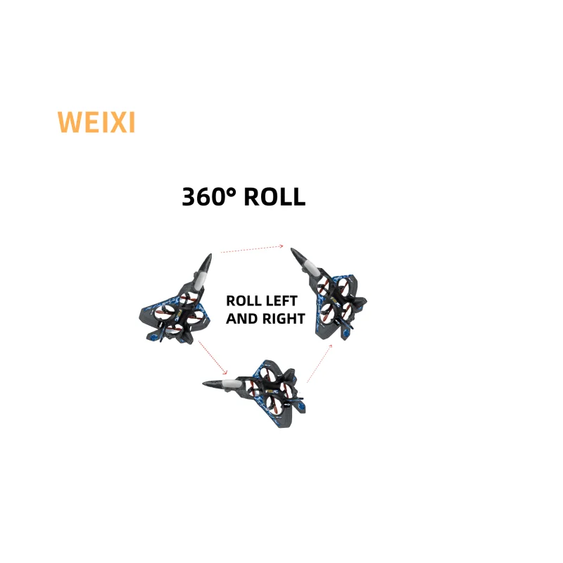 Hot Sale Remote Control Long-Range High-Speed Flight Capabilities 6-Channel Glider Fighter Rc Plane